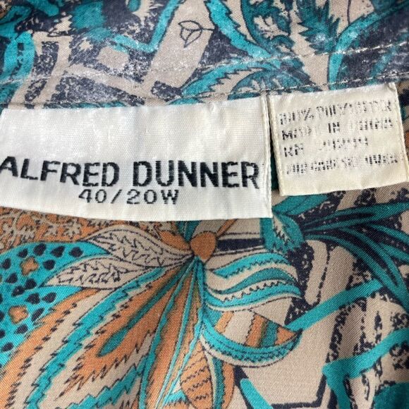 Vintage 80’s Alfred Dunner Floral Button Down Shirt Size 20W EUC - Picture 6 of 6